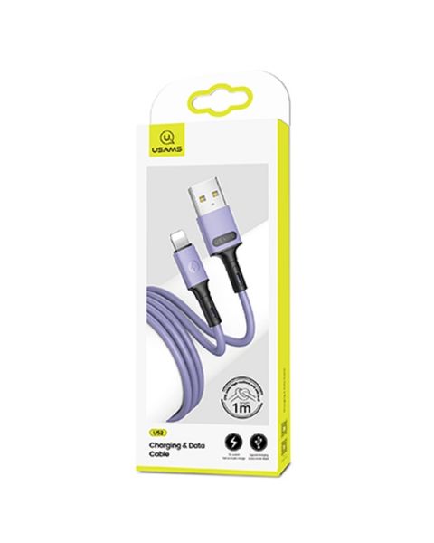 USAMS U52 Lightning Cable 2A 1M USAMS/ purple