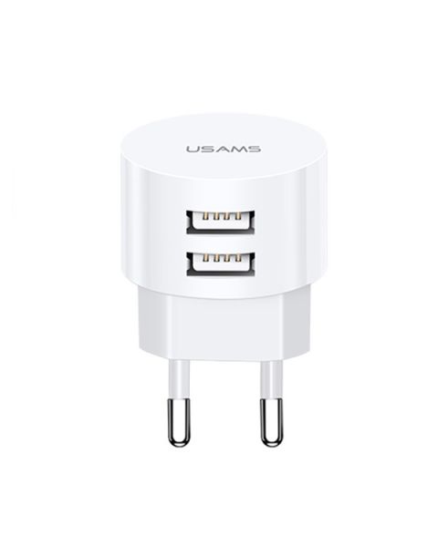USAMS T20 Dual USB Charger 2.1A 