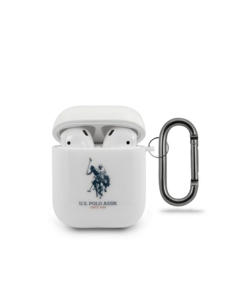 US Polo Signature Look AirPods Cover/ white