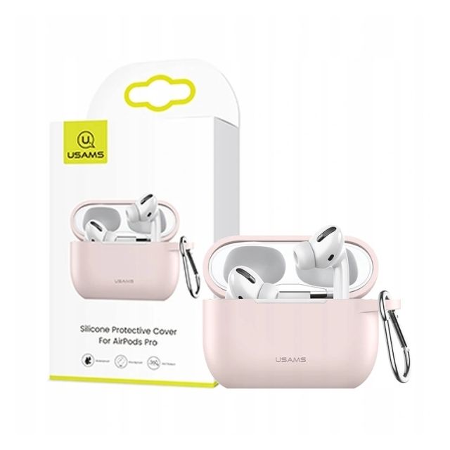 USAMS Protective TPU Cover for AirPods Pro/ Pink