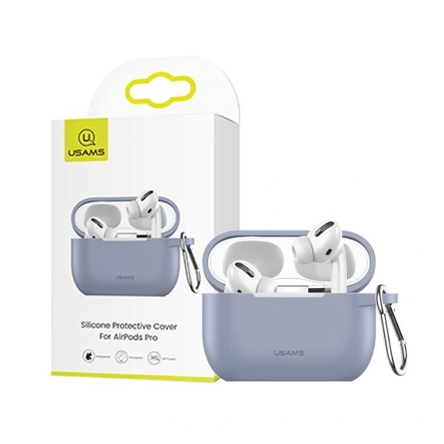 USAMS Protective TPU Cover for AirPods Pro / Purple