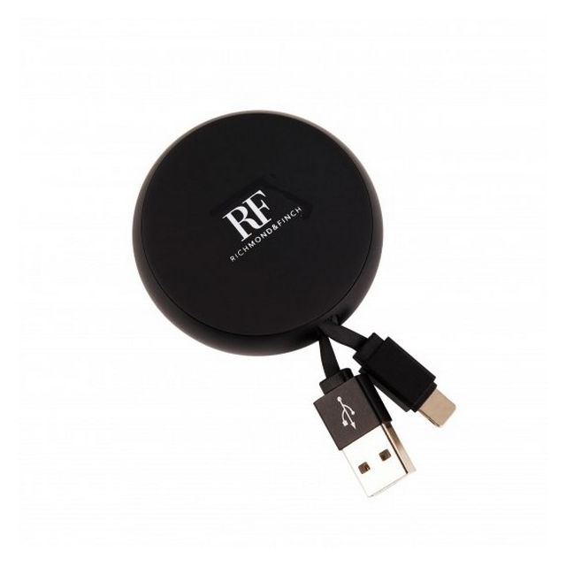 Richmond & Finch USB-C Cable Winder/ black